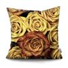 Mote Rose Putetrekk Polyester Print Putetrekk Beautiful Flower Home Decor Putetrekk