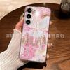 Pink Pigeon for Samsung S26ULTRA Mobile Phone Case Galaxy S23 Fine Hole S25 Transparent NOTE20 Anti-drop