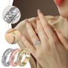 Fashion Ring Plated Suspended Carved Rose Flower Ring End Ring For Women, Tail Ring, Valentine's Day Gift