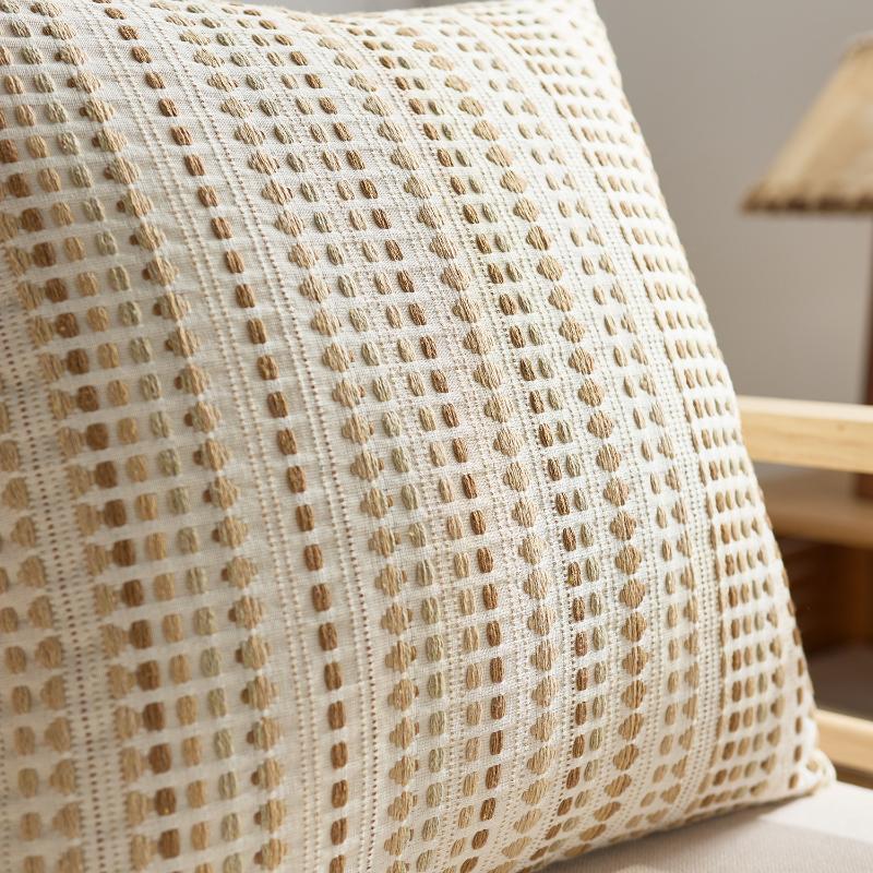 Quality 60x60cm Euro Pillow Covers Linen Bohemian Decorative Cushion Covers for Home Decor Washable Vintage Pillow Case Textile