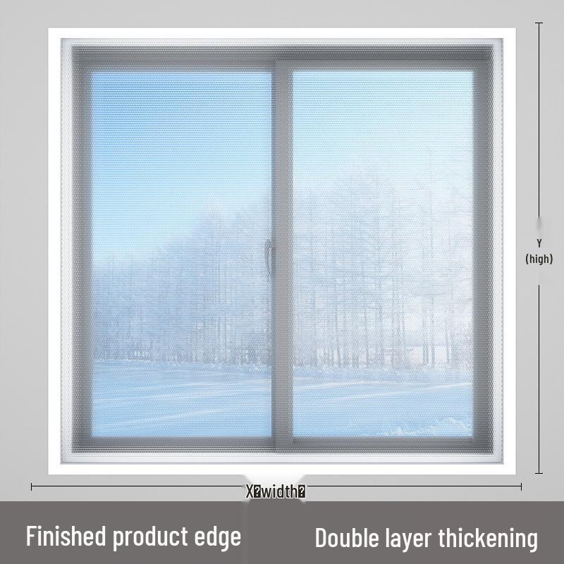 

Зимняя теплоизоляционная пленка для окон: Прозрачный, Ветронепроницаемый, Холодостойкий, Светосохраняющий, Решение для тепла в помещении. 1.5x1.5m