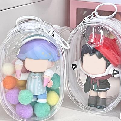 Plüsch Puppe Aus Tasche PVC Transparent Baumwolle Puppe Transparent Display Beutel Klar Lagerung Fall Für Anime Cartoon Puppen