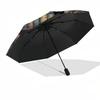 Bücherregal, Lampen-Thema, Automatisches Öffnen und Schließen, Helle Farben, 8-Speichen, Tragbarer Regenschirm, Geeignet für Männer und Frauen, Ein Perfek