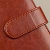 Business Conference Folder Leather Clipboard Folder Letter Size Document Folder with Card Pocket Storage Pocket Pen Slot