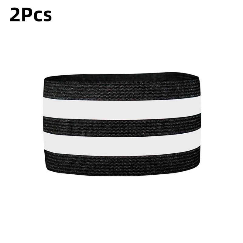 2Pcs High Visibility Reflective Cycling Trouser Straps Adjustable Leg Gaiters for Night Riding Commuting Running
