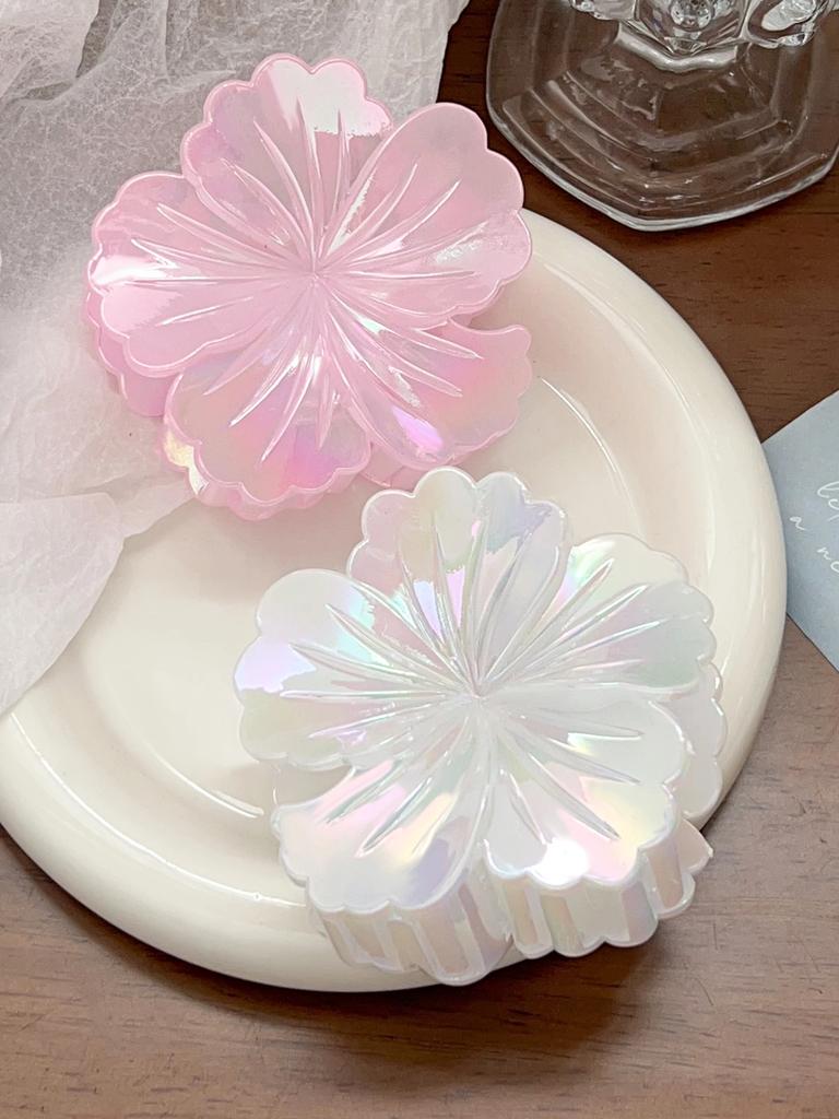 Flower Hair Clips Cute Hair Clip , Big Claw Clip Strong Hold Clip Large Hair Clamps Thin Thick Accessories For Women Girls