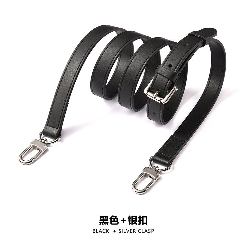 New Plain‑Textured Leather Wide Bag Strap Adjustable Replacement Shoulder Crossbody Belt Detachable Single Purchase Handbag Accessory