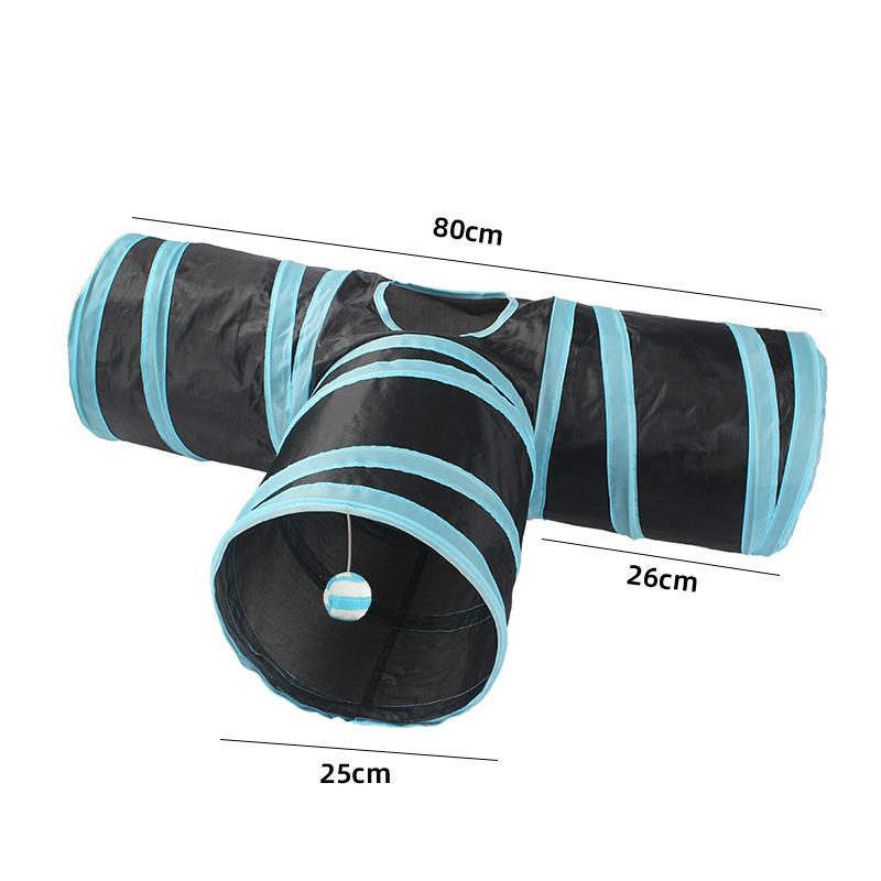 

Радужный кошачий туннель-игрушка: Беговая дорожка для игривых кошек