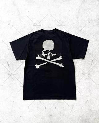 Amerykańska Moda Uliczna Odzież Uliczna Hip-hop Retro Czaszka Modny Luźny T-shirt Męski Harajuku Y2K Casual Krótki Rękaw