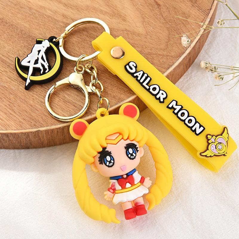 Sailor Moon Series Keychain Comic Periphery Cartoon Backpack Decor Kawaii Decoration Christmas Gifts for Girls