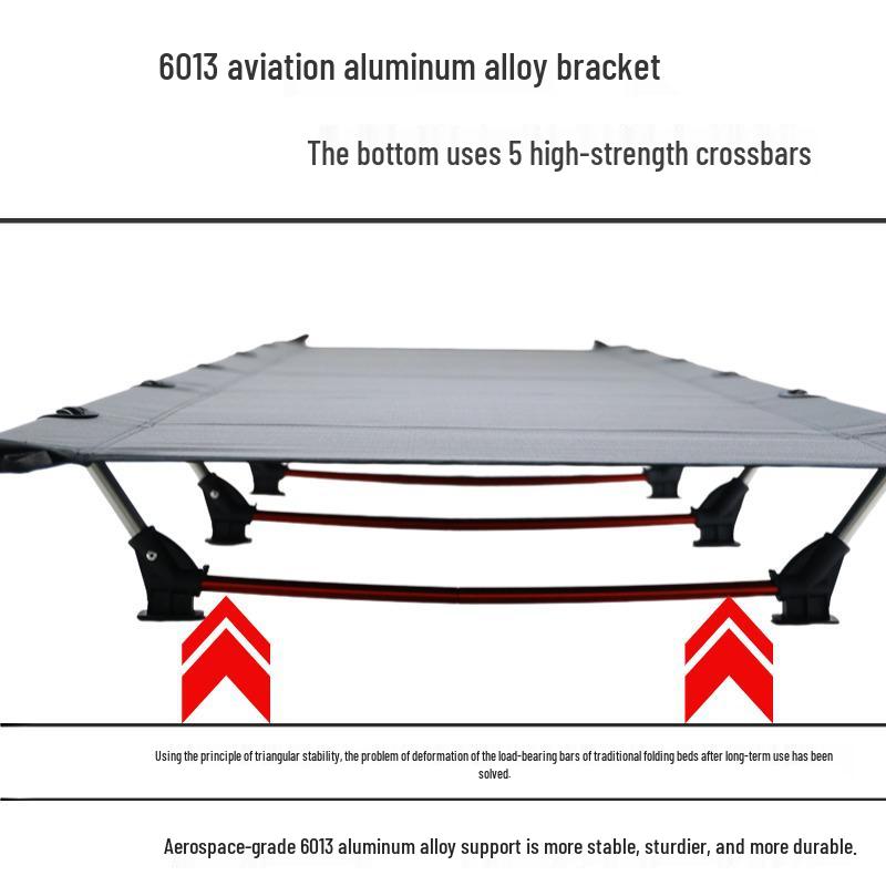 Ultralight Portable Aluminum Folding Camp Bed