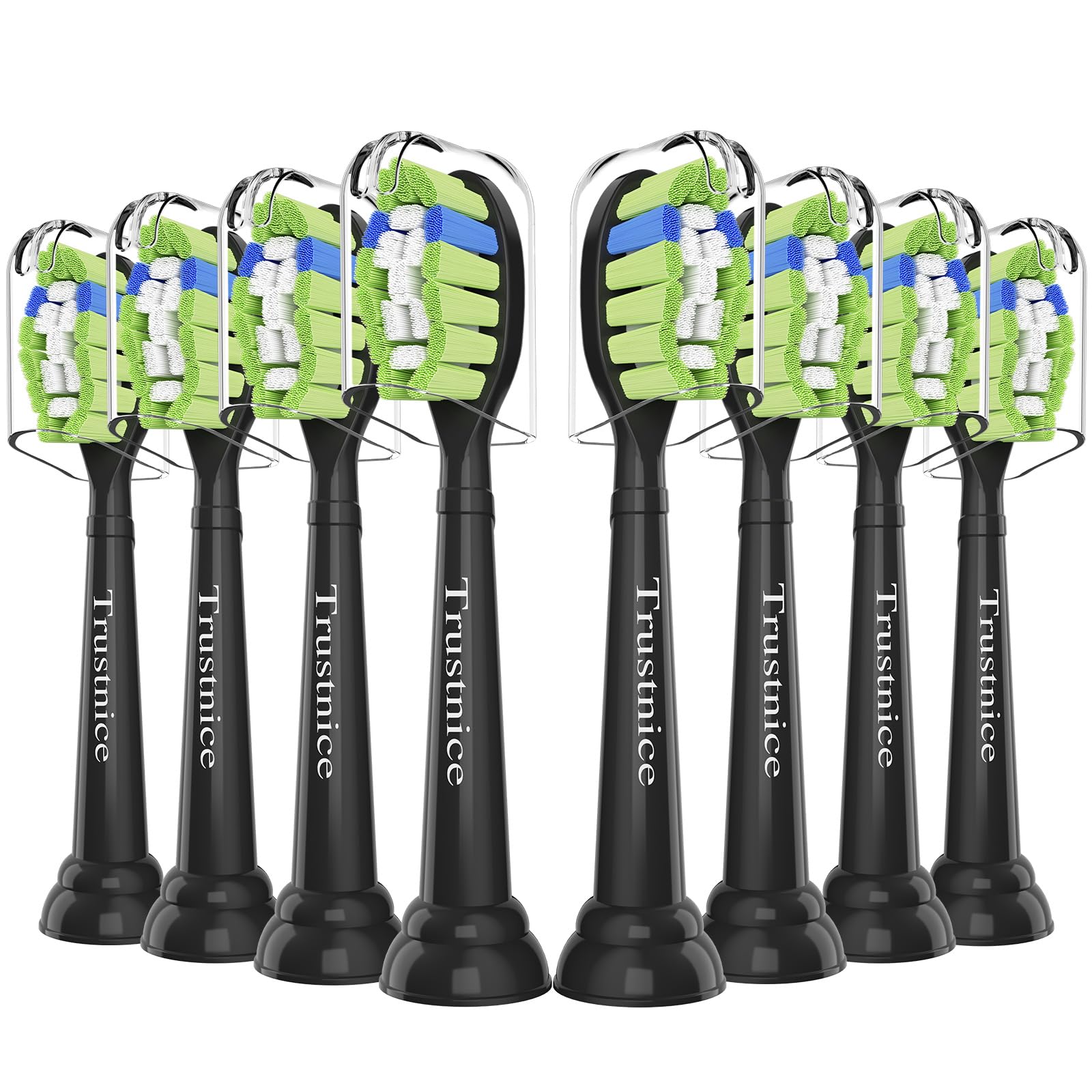 

Trustnice Replacement Brushes for Philips Sonicare Electric Compatible with White and Regular 8 Brushes Toothbrushes DiamondClean, EasyClean, Plus,