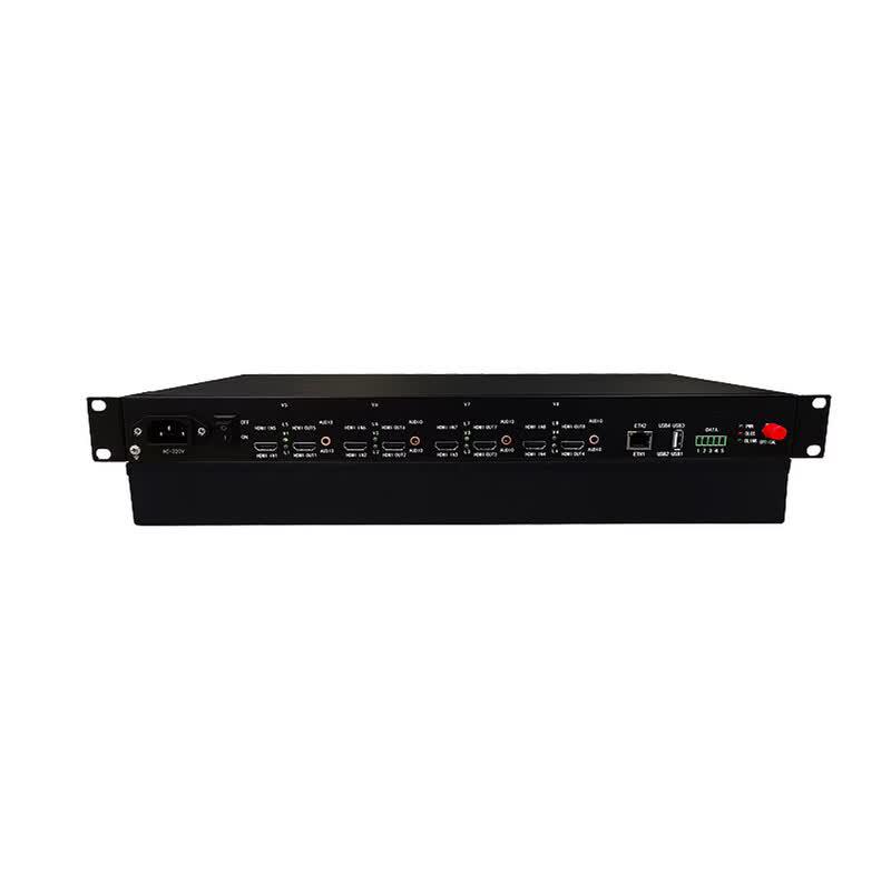 Kunyu 8-Channel HDMI Fiber Optic Extender