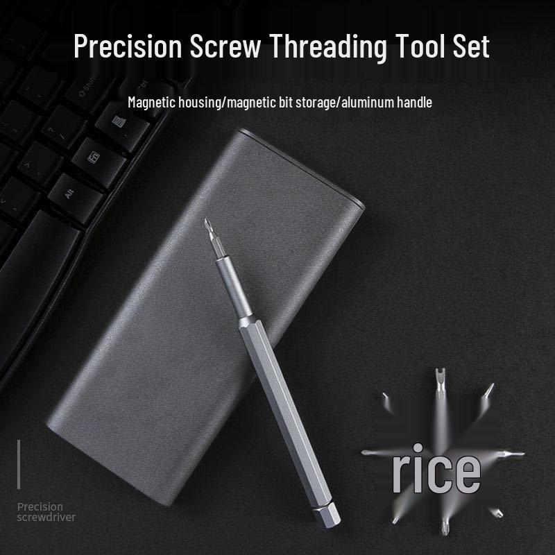 24-in-1 Precision Screwdriver Set with S2 Bits & Plastic Case for Multifunctional Mobile Phone Repair