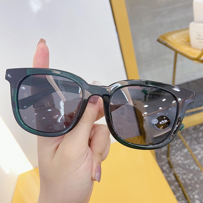 P28006 Fashionable Round Frame Sunglasses Uv400 Protection For Men And Women StyleD
