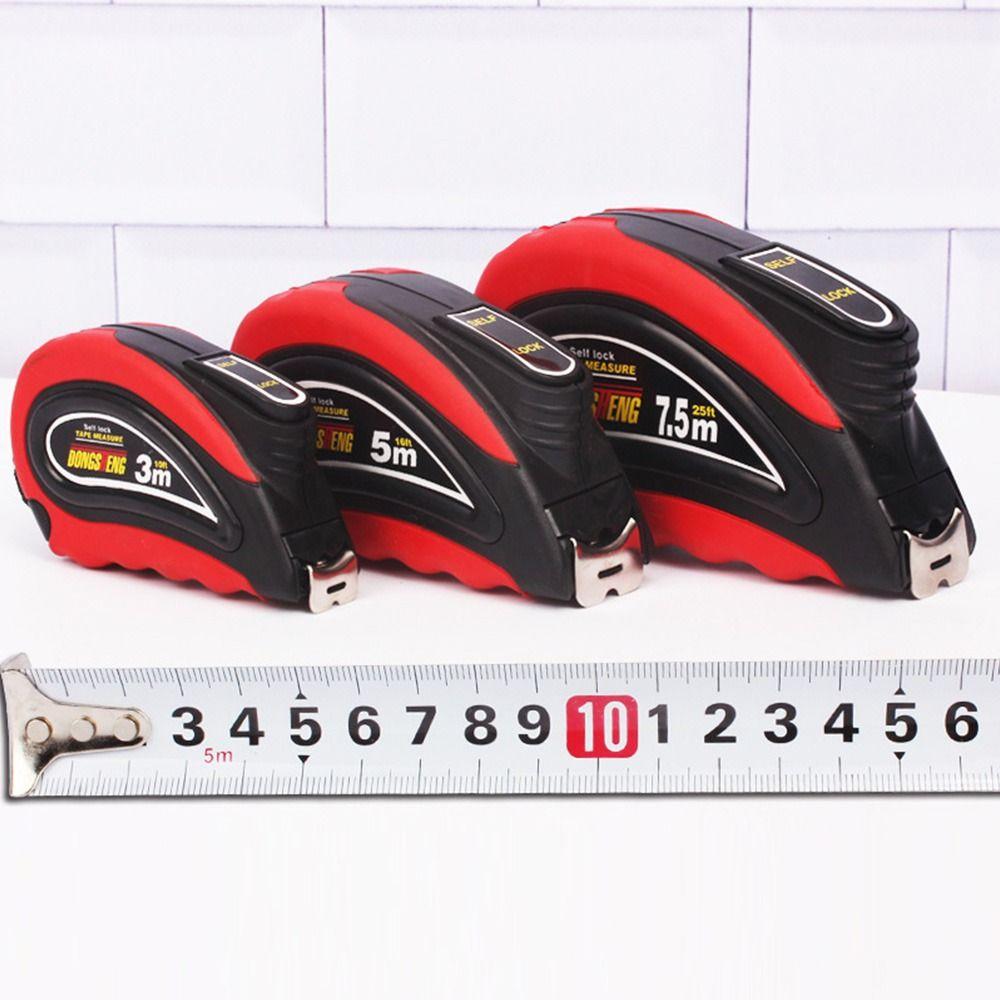 Portable Self Lock Inch Metric Steel Tape Measure Measuring Steel Tape Tape Measure 3/5/7.5m