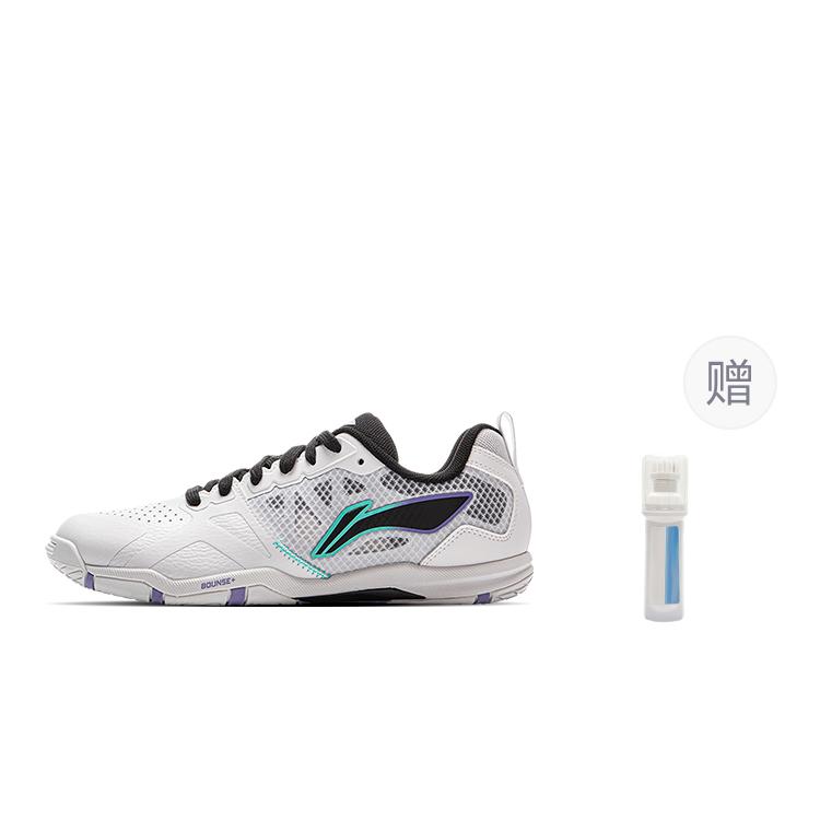 Li Ning Abrasion Resistant Breathable Low top Training Shoes Unisex White Black APPU027-4