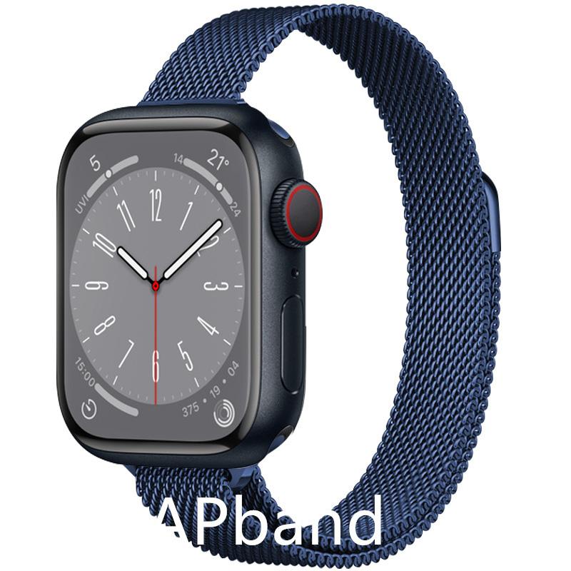 Strap For Apple Watch Band 46mm 44mm 45mm 40mm 42mm 41mm 49mm Milanese Loop correa Bracelet iWatch Series 11 10 Ultra 2 9 8 SE 3