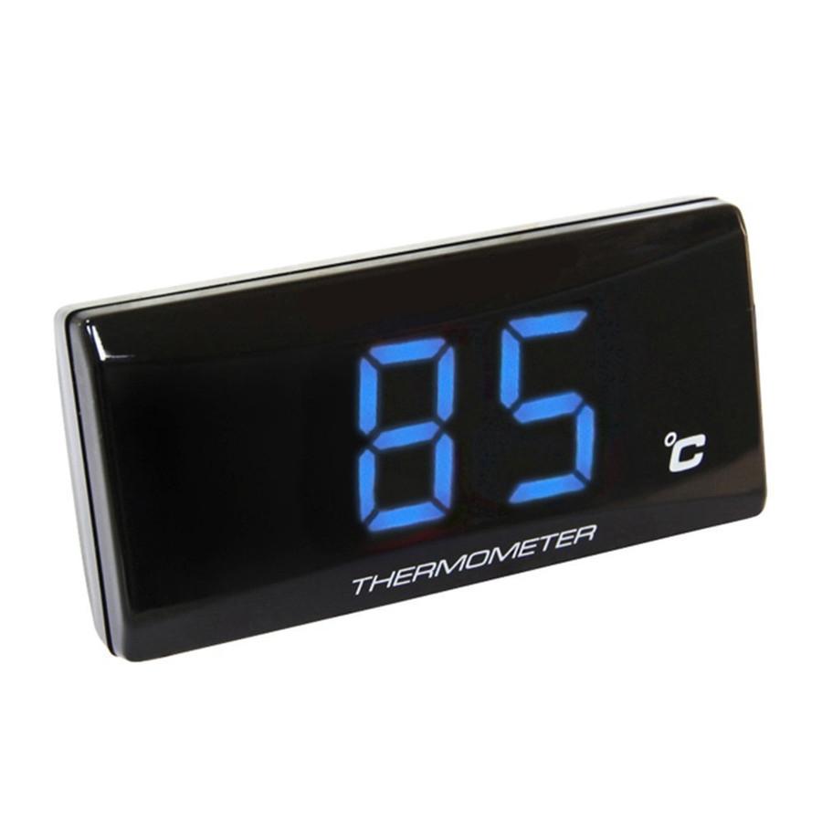 Blue LCD Digital Instruments Thermometer Water Temp Temperature Gauge Meter With 20mm Sensor Head Plug For Racing Scooter