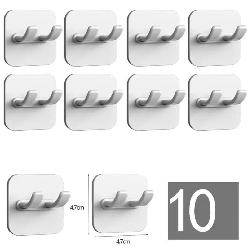 Seamless Adhesive Hoo Nail Free Wall Hanging Design Convenient Clean Bathroom Self Adhesive Shelf Thickened Strong Glue Bedroom