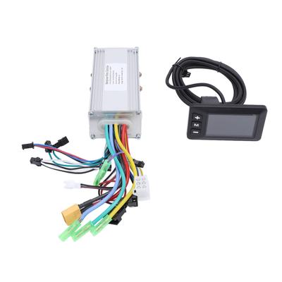 בקר גל סינוס 3 מצבים 36V 48V 60V 1000W 38A עם תצוגת LCD מנוע בראשלס לאופניים חשמליים