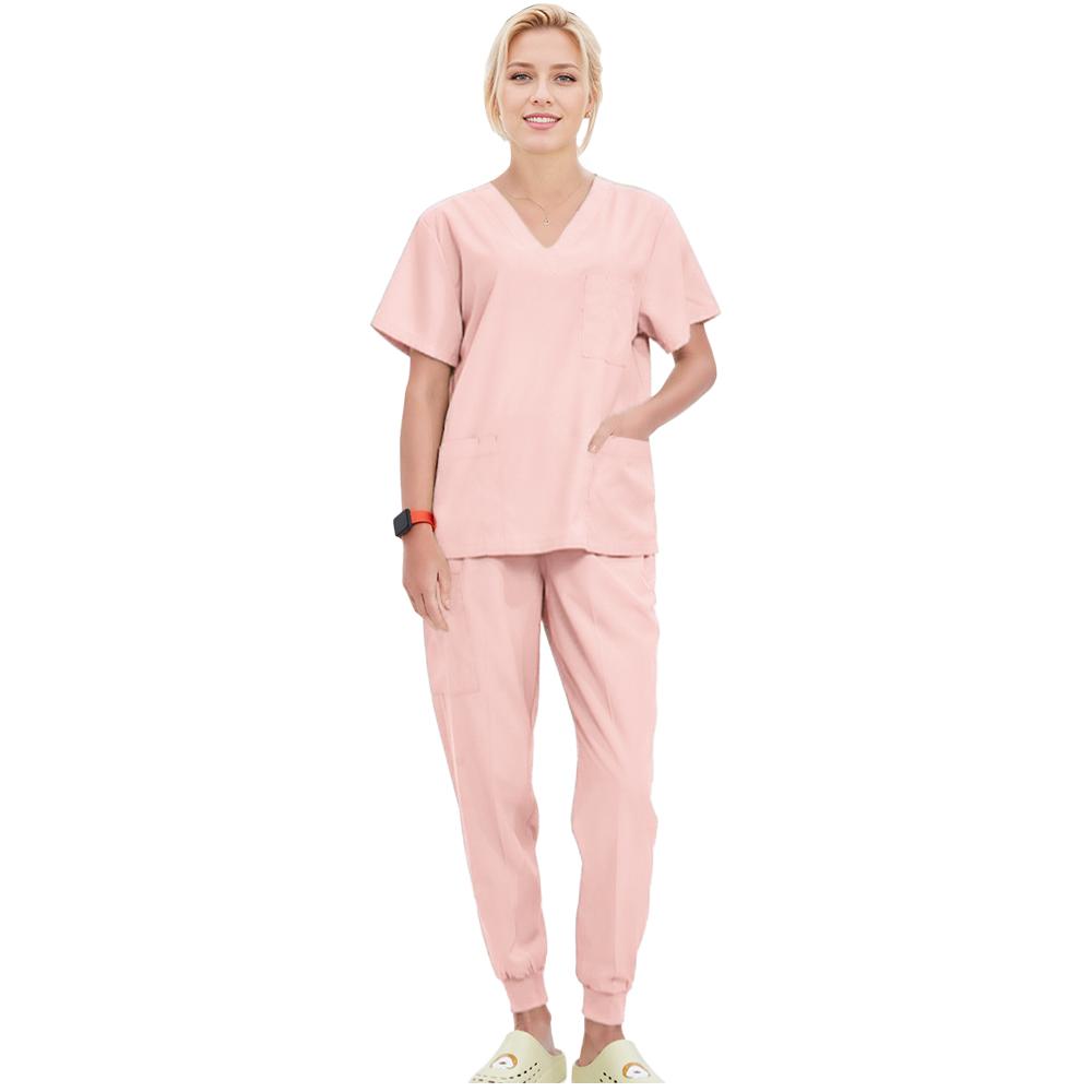 Summer Medical Scrubs Hospital Uniforms Doctor Nurse Workwear 4-way Stretch Pet Clinic Nursing Suits Dentist Working Clothes S21