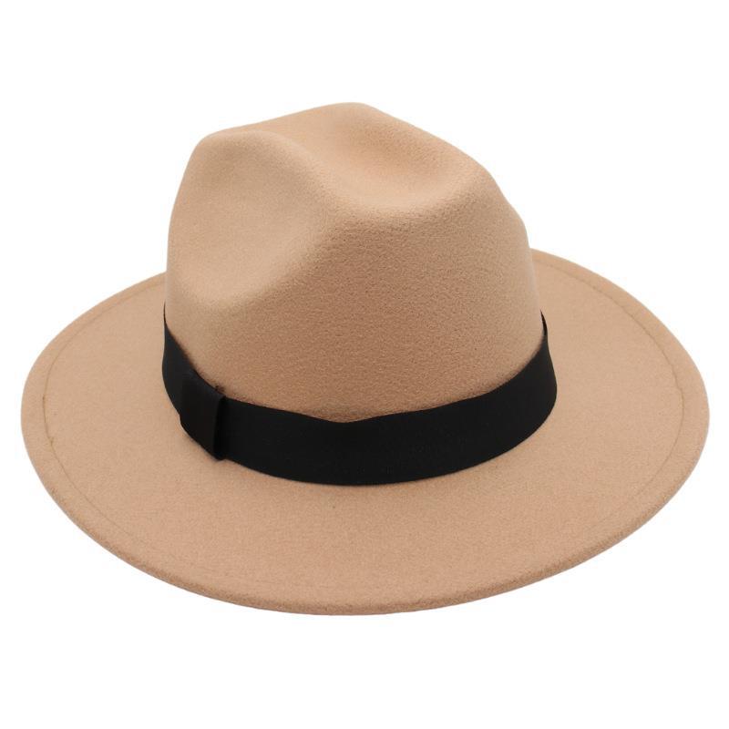 Shanghai Zylinder Internet-Berühmtheit Jazzhut Herren- und Damenstudio Filzhut Französischer Wollhut Retro
