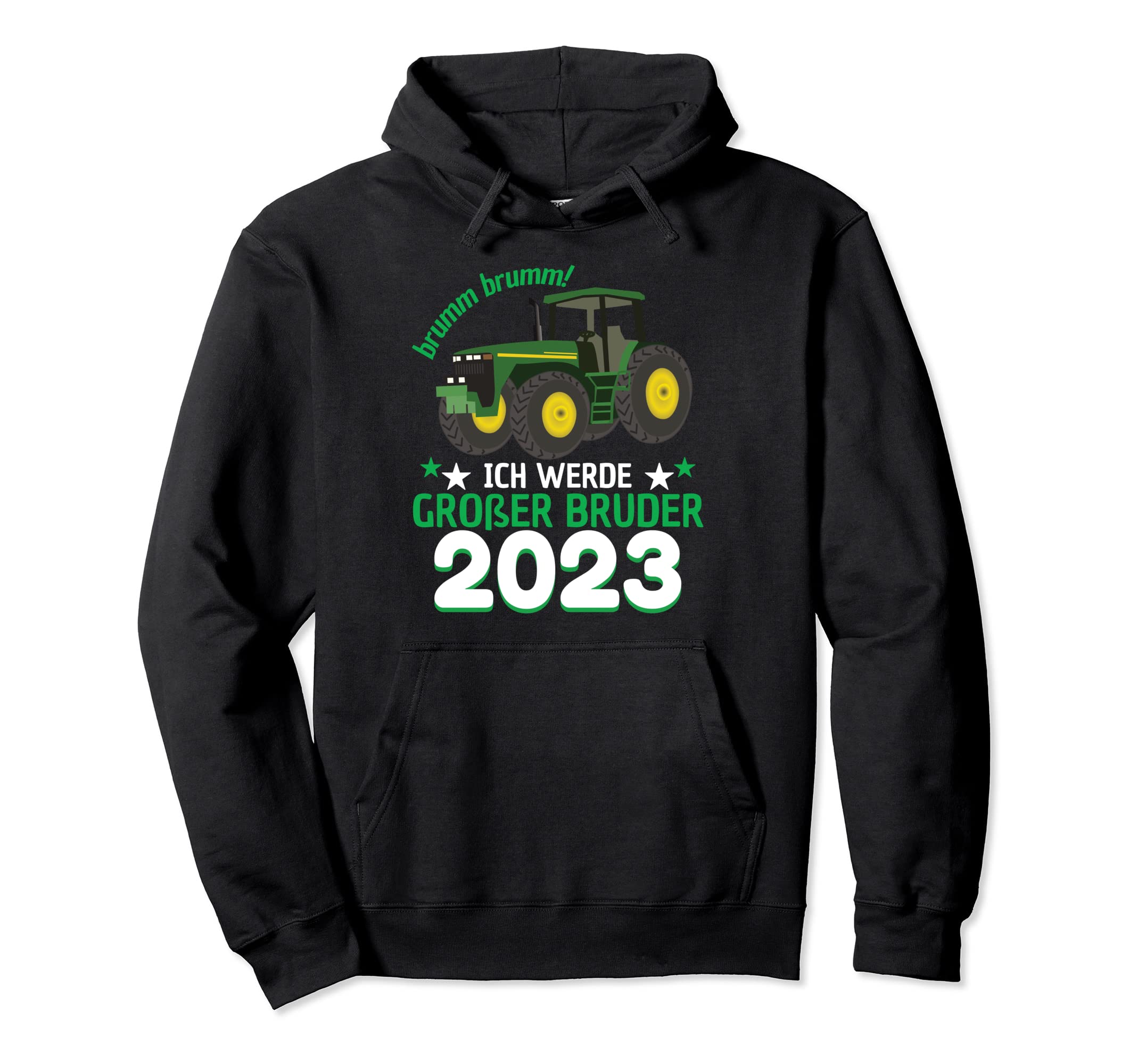 

Ich werde große Bruder 2023 Tractor Digger Baby Announcement Hoodie