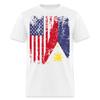 Filipino American Flag Shirt USA T-Shirt Philippines Flag Size S-6XL