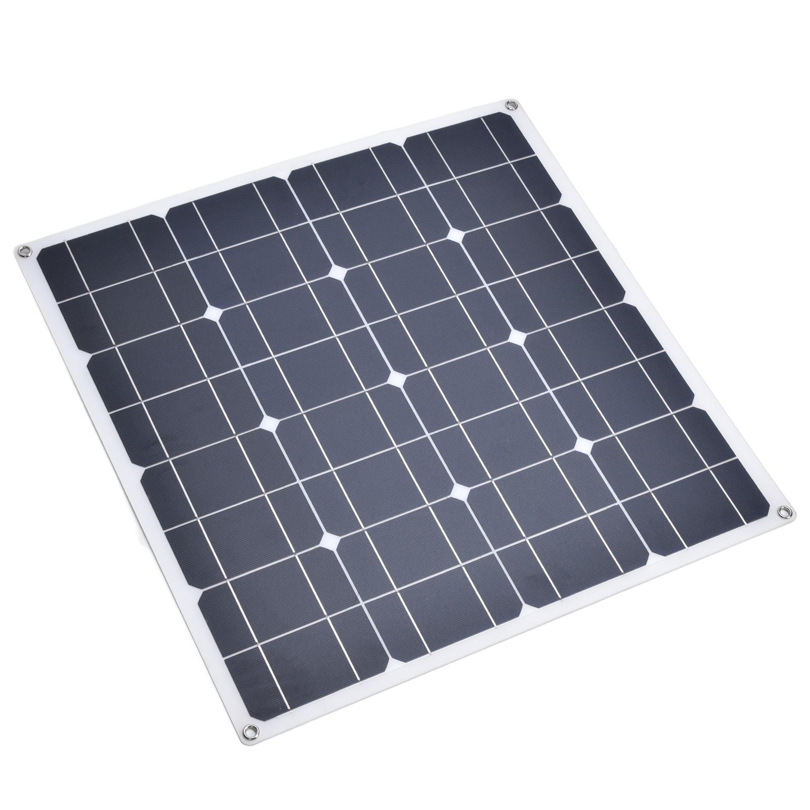 

Solar Panel 60W 5V Dual Output Portable Waterproof Flexible Monocrystalline Solar Panel Charger