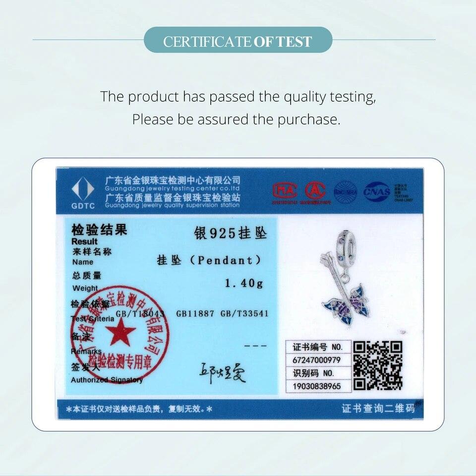 BAMOER Butterfly Bass Charm Pendant for Women Jewelry Making 925 Sterling Silver Music Charm for Original Bracelet Accessories