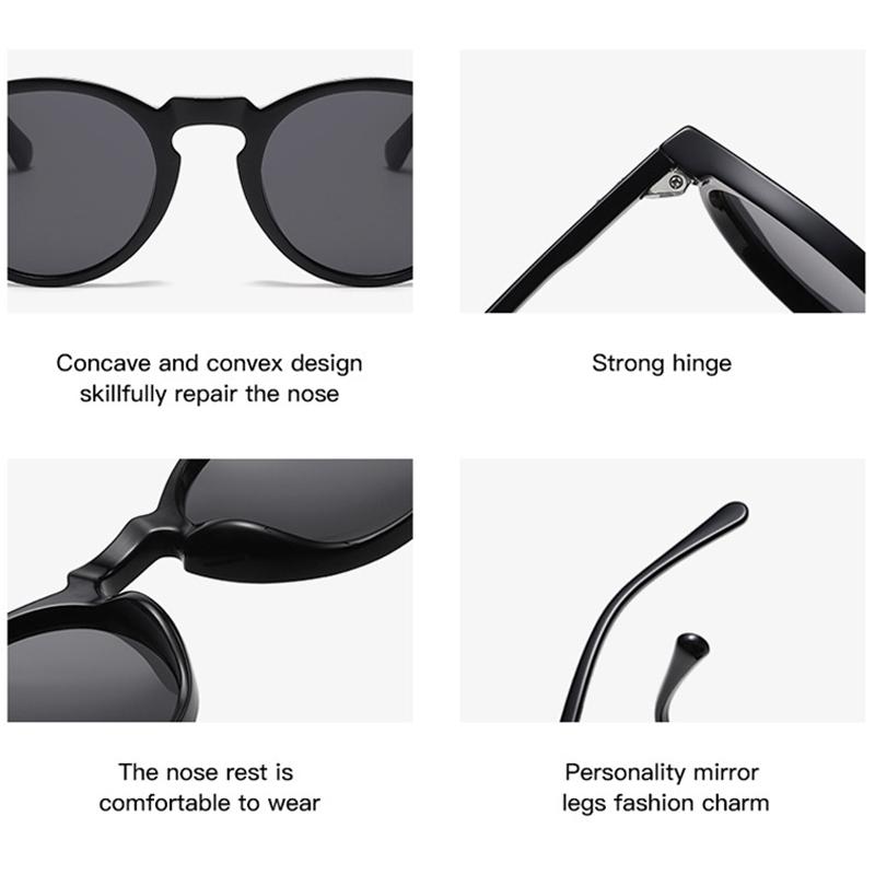 Ochelari de Soare Rotunzi Retro Bărbați Femei Modă Mici Polarizați Ochelari de Soare Pentru Masculin Feminin Literary Vintage Ochelari de Condus