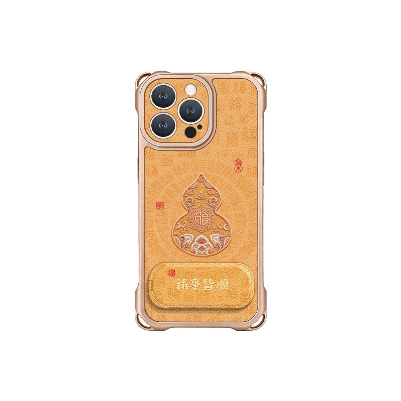 Color Butterfly for 17promax iPhone Case iPhone 15 Four-corner Lanyard 16 Bracket 14 Samsung 13