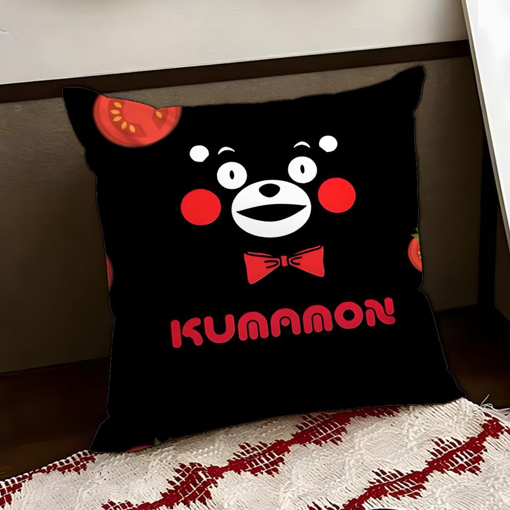 Federa per Cuscino KkumamonS Carina Reversibile Morbida Resistente Copricuscino per Casa Auto Uso Multi-Scena per Comfort Quotidiano