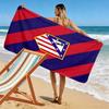 Atletico Madrid Logo Print Beach Towel, Large Soft Quick Dry Towel for Beach Camping Swimming