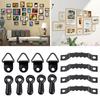 Picture Hanging Frame Hook Small Picture Frame Hanger Hooks Kit for Wall Hanging Durable Hardware Accessories for Easy
