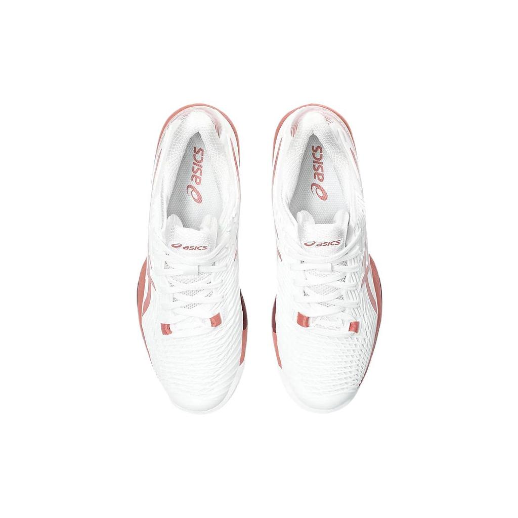 New Asics Solution Speed FF 2 OC Cushioning Low Top Tennis Shoes Women's Red White 1042A135-105