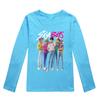 KPOP Łowcy Demonów Saja Chłopcy Koszulka Kreskówka Długi Rękaw Chłopcy Dziewczęta Nastolatki Ubrania Anime T-shirt Jesień Dziecięca Koszulka