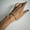 Silver Bracelet with Natural Topaz 7.775ct, Cubic Zirconias, Item Weight 7.72 G (2190912)