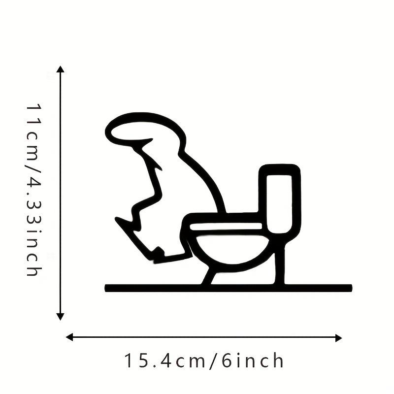 2D Flach, Hochwertiges 2D Flachmetall Selbst mit Löchern, Schwarzer Rahmen Moderne Heimdekoration für Badezimmer - Einfach zu installierende Wandkunst