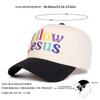Baseball Stitching Stitched Embroidered Alphabet Jesus Follow Neutral Gender Women  Men For Caps Spring And Autumn Outdoor Adjustable Casual Hats