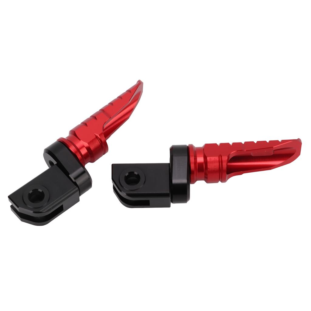 2pcs Motorcycle Front Foot Pegs CNC Aluminium Alloy Footrest Replacement for Aprilia RS660 RSV4