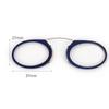 Clip-on Reading Glasses Eyewear For Reading Mini Glasses Nose Bridge Reading Glasses Portable Presbyopic Glasses With Case 1.0