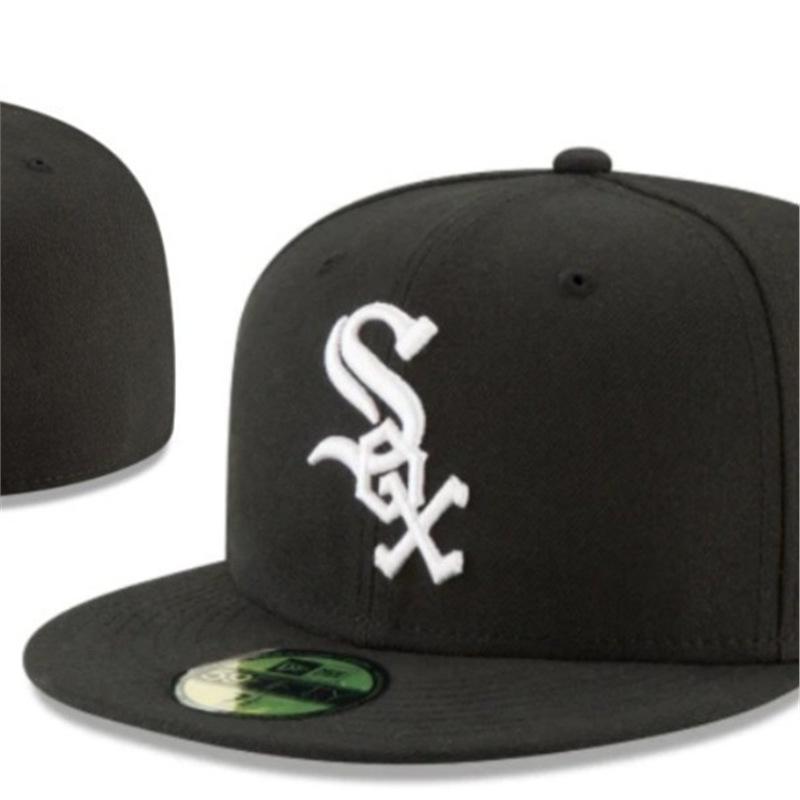 Chicago White Sox SX Full-face sun protection hat for couples, embroidered sun hat, fully enclosed