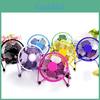 Stylish Usb Small Fan With Aluminum Blades For Quiet Desktop Office Use