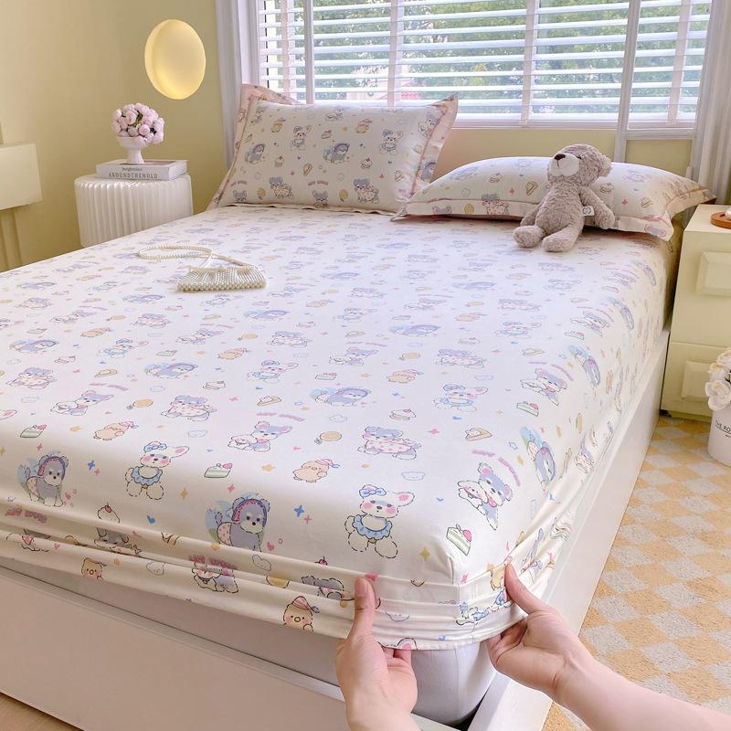 100% Cotton Maternal and Infant Grade Pure Cotton Single-piece Mattress Mattress Protective Cover All-inclusive Bed Sheet Washable Protective Cover
