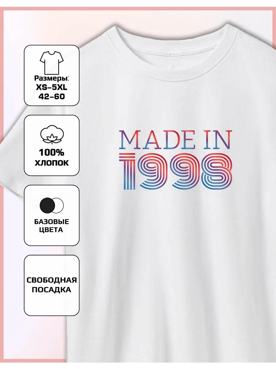 Printed T-shirt Made in 1998 XL