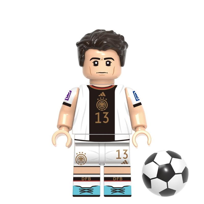 Kinder Bewegungs-Wettbewerb Bausteine Pädagogische Puzzle-Sets Fußball-Modelle Perfekt als Feiertagsgeschenke oder Spielzeug für Jungen