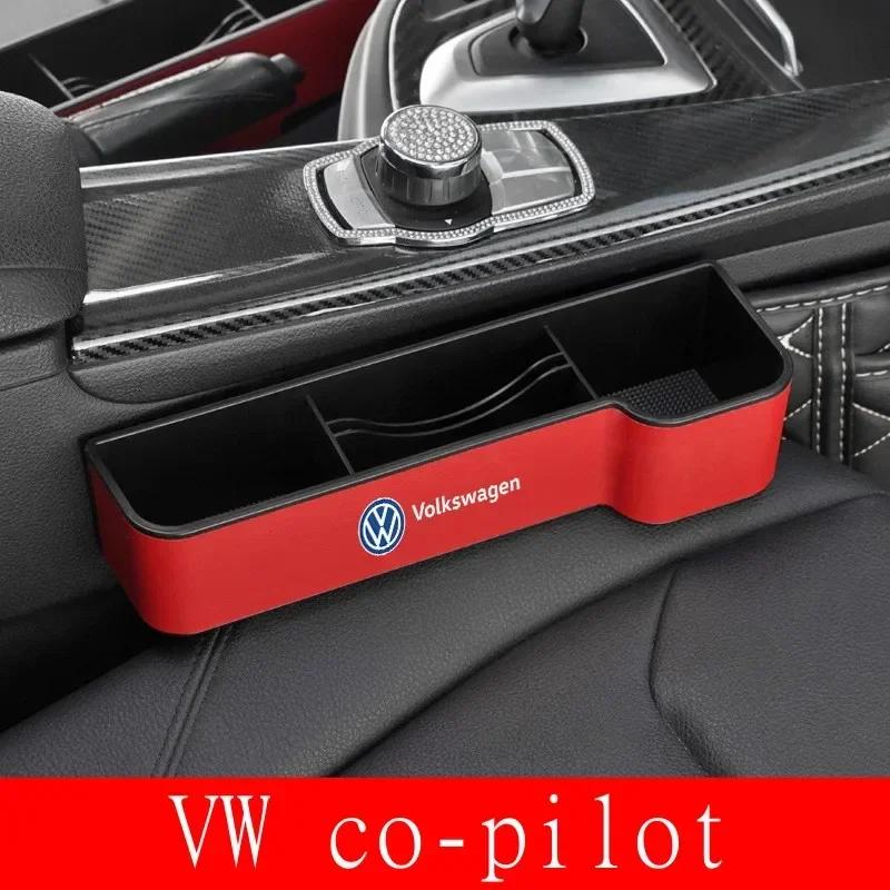 2026 Hot For Volkswagen VW For Volkswagen Golf 5 MK6 7 Polo Passat Bora Jetta Tiguan CC Scirocco Lavida ABS Car Seat Gap Storage