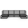 VidaXL Garden Lounge Set 6 Pcs Outdoor Furniture Patio Furniture Set Garden Furniture Patio Furniture Wood 3076068